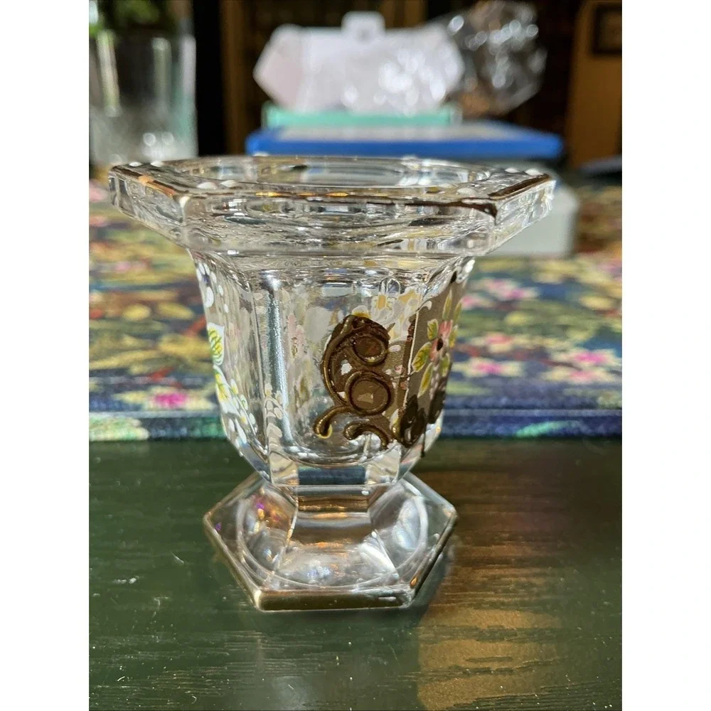 Vintage Murano Glass Hand Painted 2